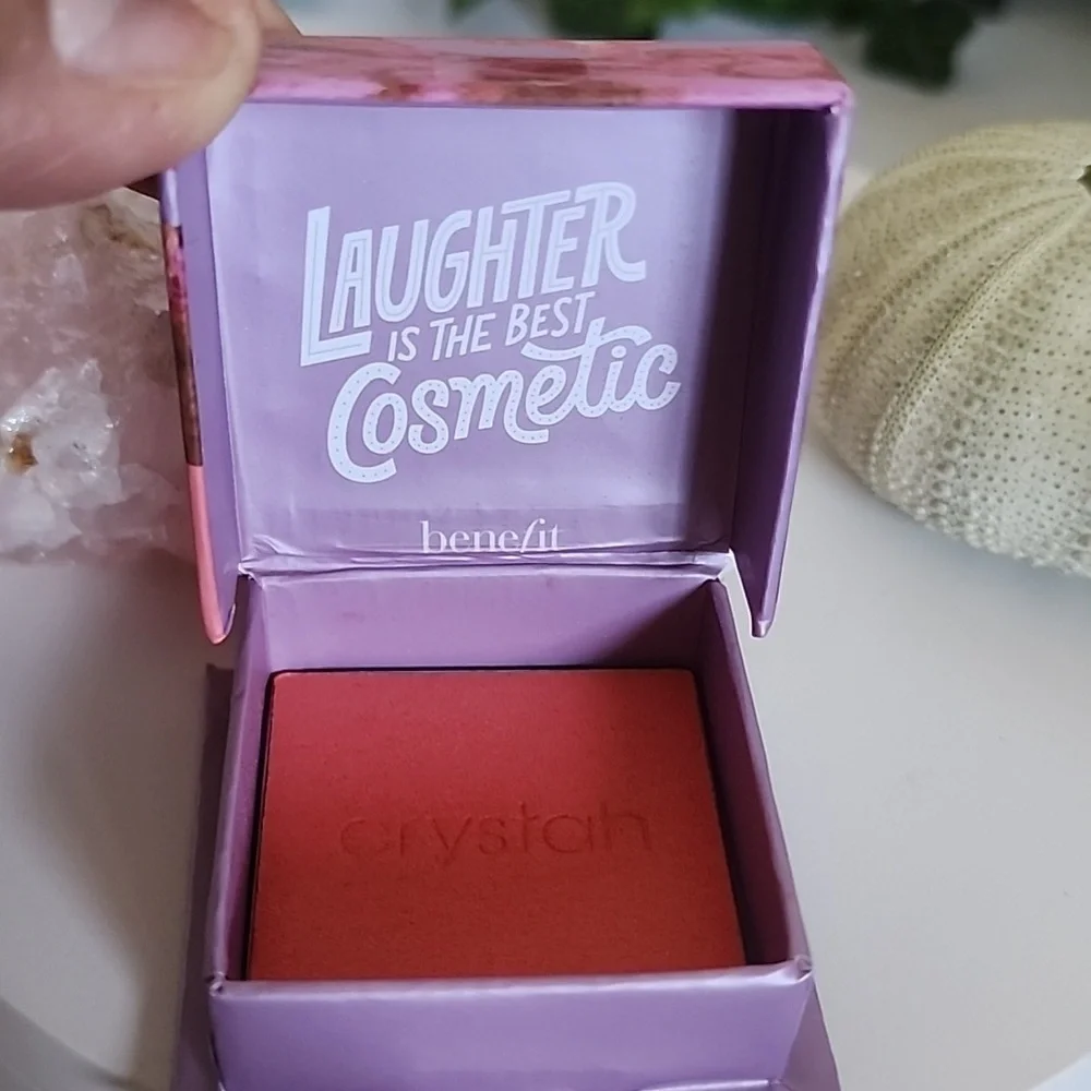 Benefit Cosmetics Crystah Mini Blush Strawberry Pink New